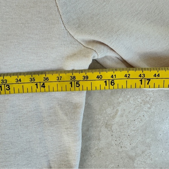 J Crew Light Beige Long Sleeve Ruffle Front Sequin Button Up Women Sz S Cardigan - Picture 11 of 14